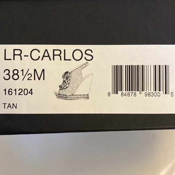 COPY - Luxury Rebel Tan Lace Up Wedges 38.5 EUC - Picture 8 of 8